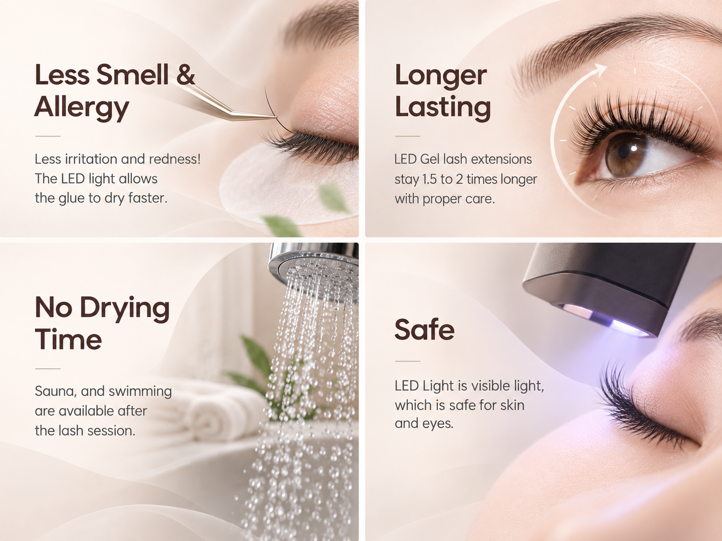 LED Lash Extensions: Beauty, Comfort, Longevity