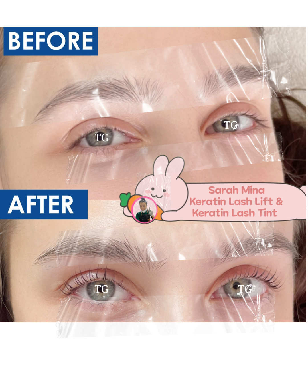 TallAndGreat Keratin Lash Lift Result
